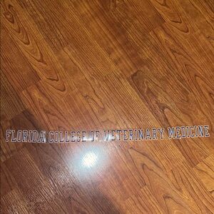 Florida College of Veterinary Medicine Window Cling Decal